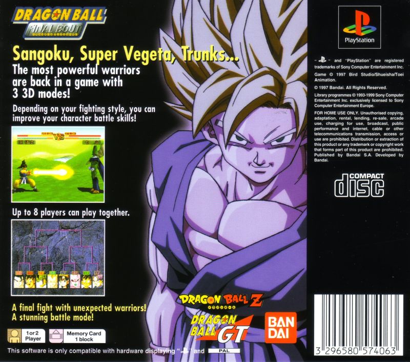 ドラゴンボール FINAL BOUT オリジナルサウンドトラック GT Dragon Ball: Final Bout (PS1) (gamerip) (1997) MP3